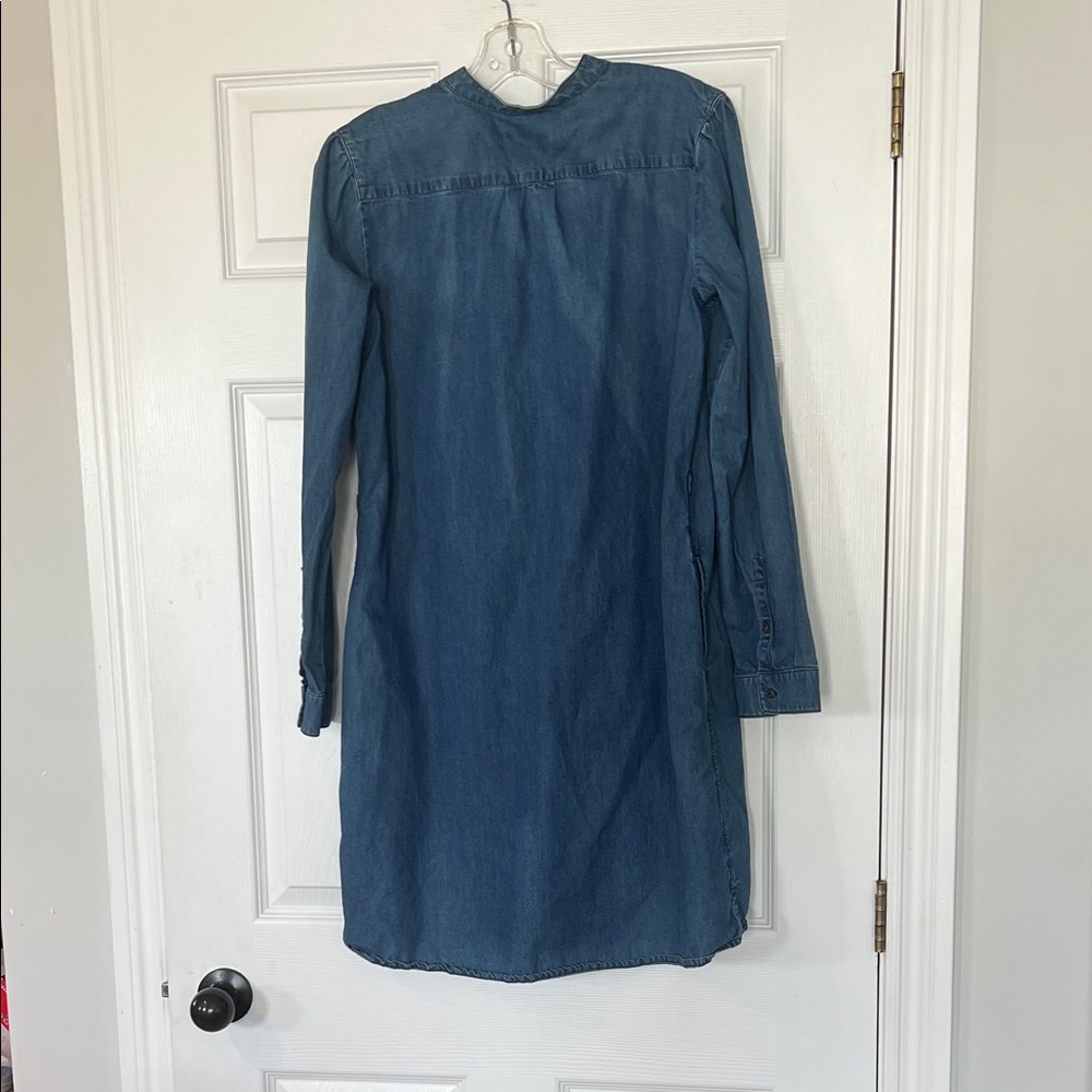 GAP Casual Long Sleeve Denim Dress - Picture 3 of 3